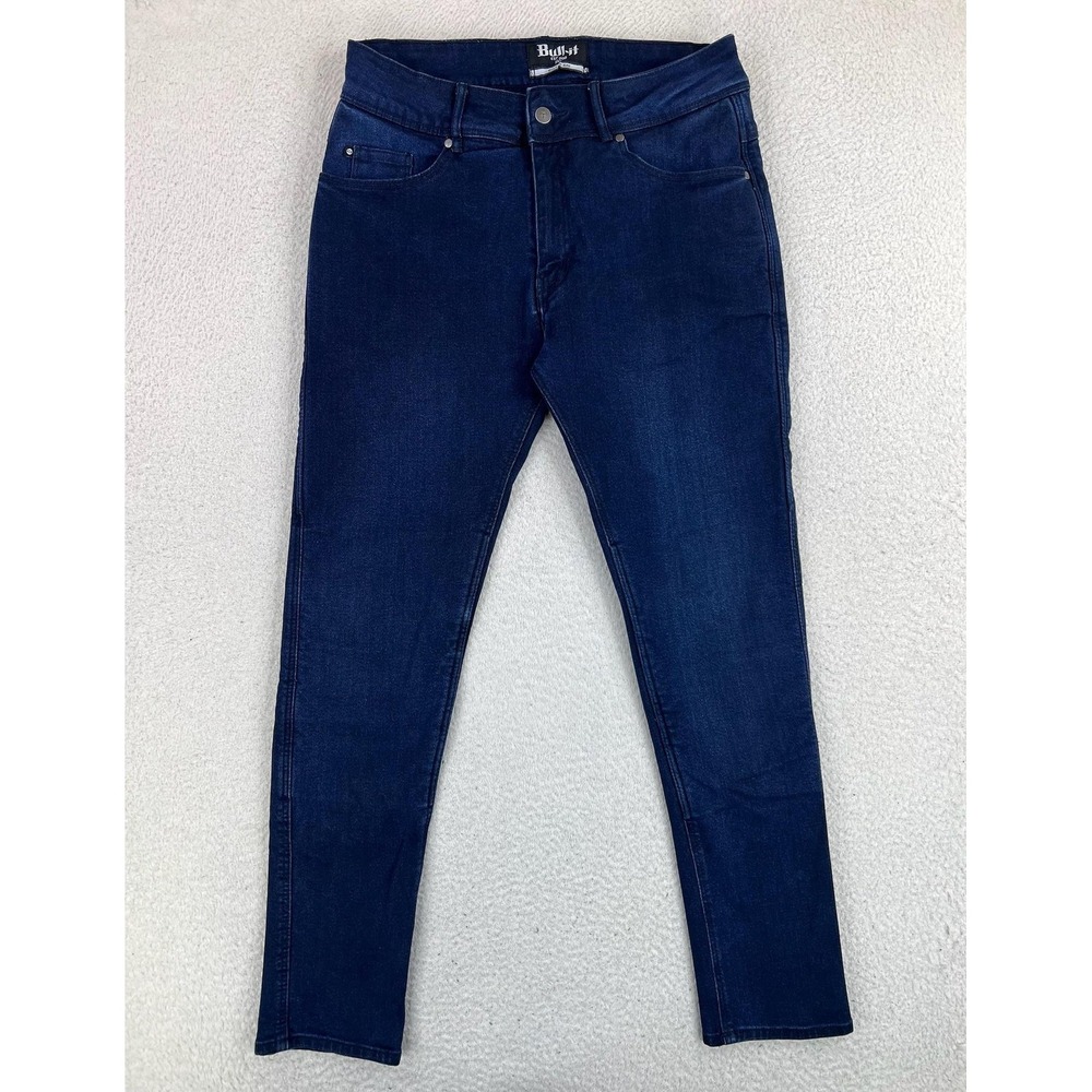 Bull-it Covert Evo Jeans Mens 32x30 Blue Slim Motorcycle Lined Denim